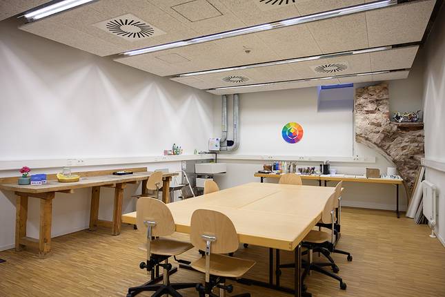 Ein Kursraum im Bildungszentrum Heidelberg