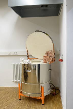 Brennofen im Bildungszentrum Heidelberg